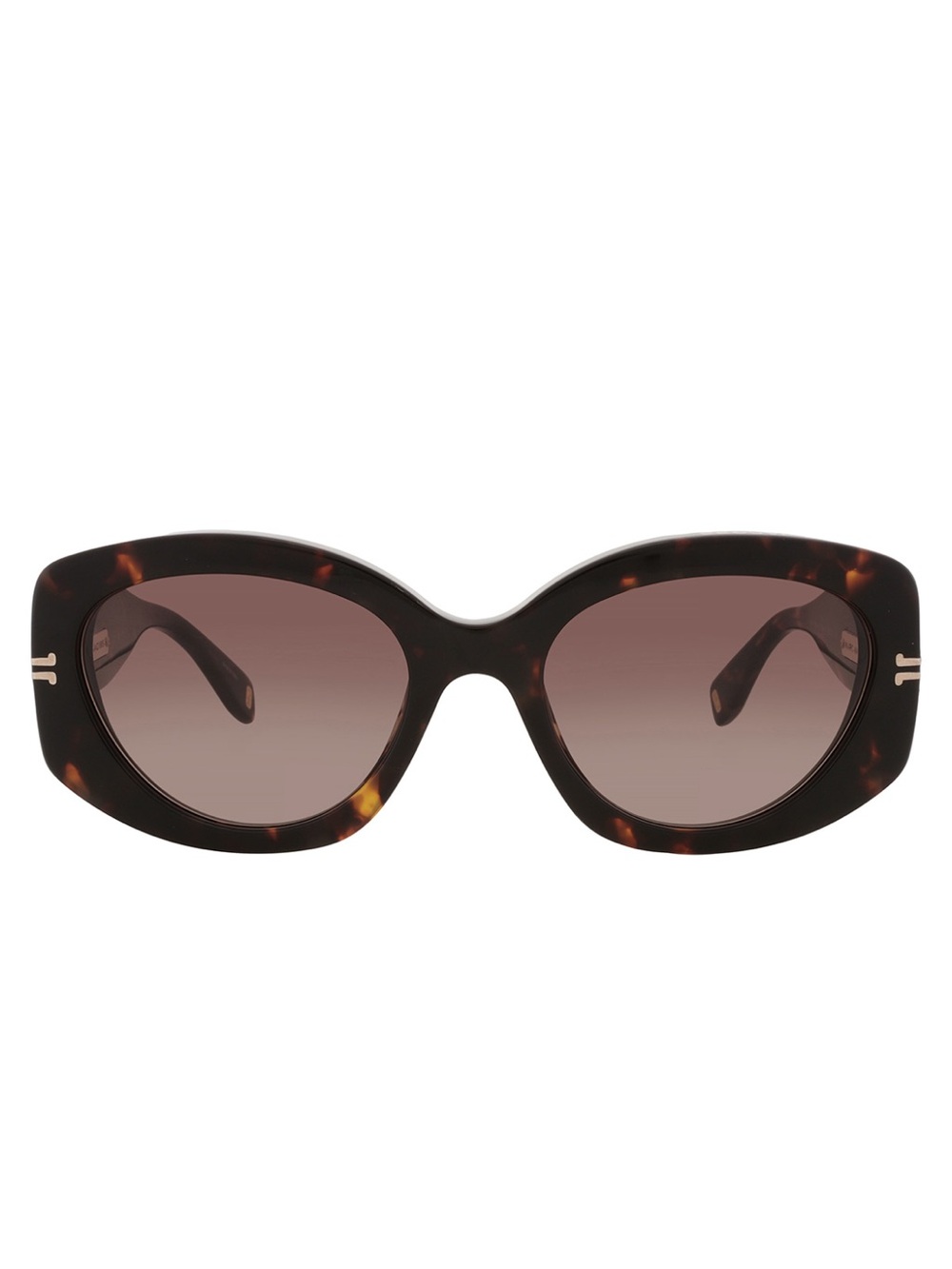 Marc Jacobs Tortoiseshell Oval Sunglasses - Brown Gradient